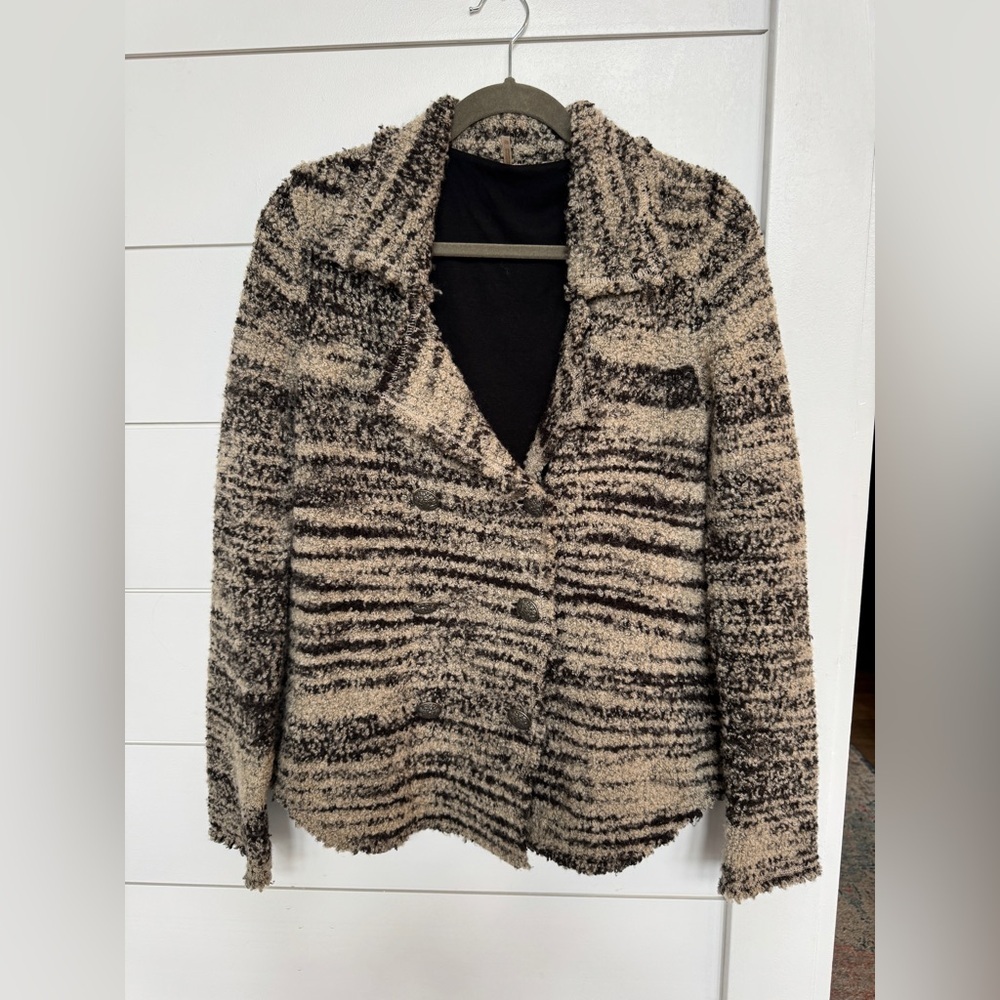 Free People Zebra Boucle Wool Blend Jacket
Size XS - Picture 2 of 8